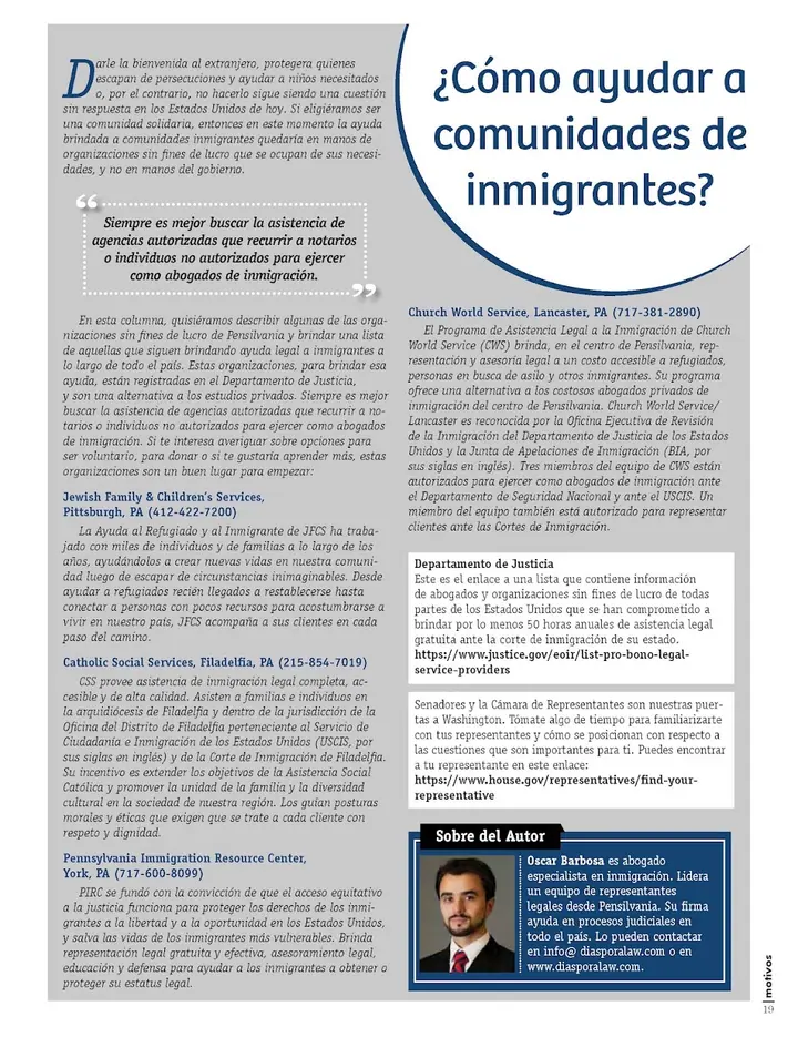 Diaspora Law, preparador de documentos en Elizabeth, NJ