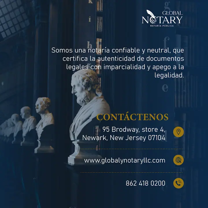 Global Notary - Notaría para Latinos en New Jersey
