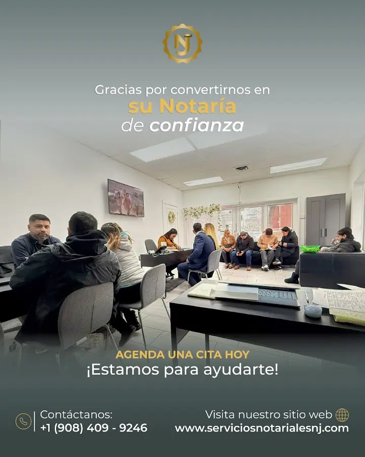 Servicios Notariales, preparador de documentos en Union, NJ